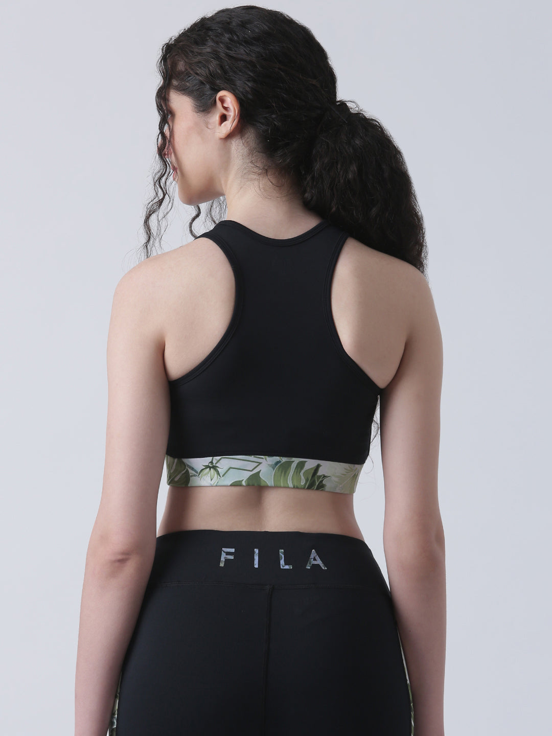 Fila Women Black Sports Bra Regular Fit