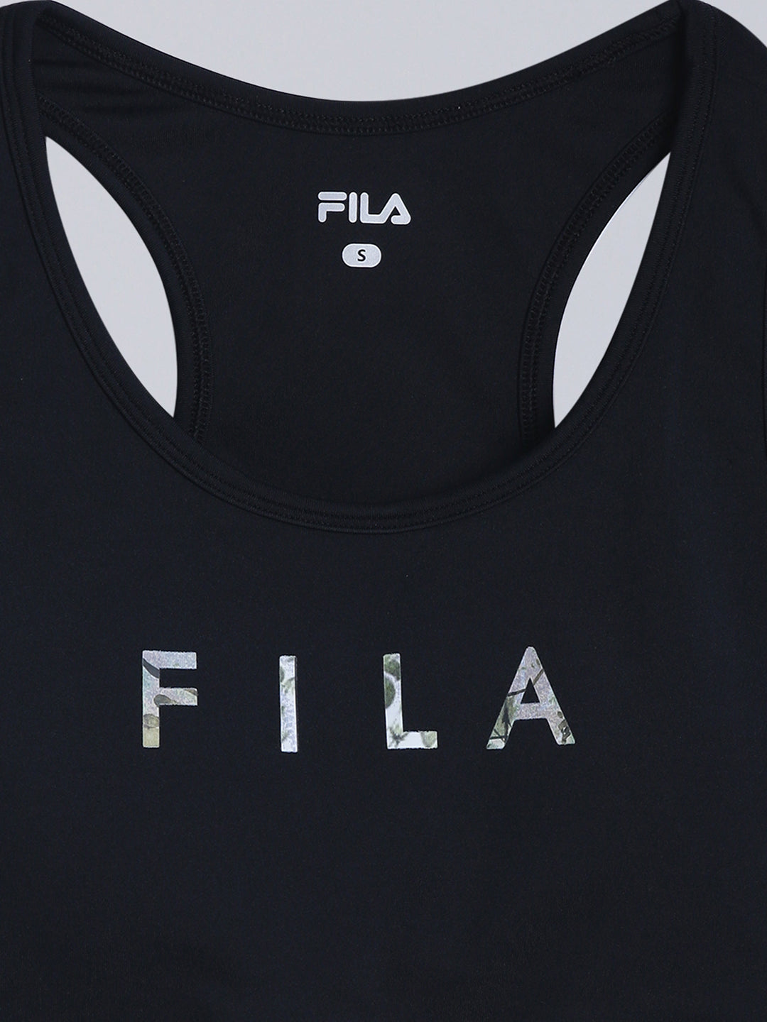 Fila Women Black Sports Bra Regular Fit
