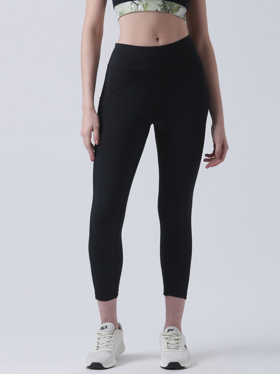Fila Women Black Leggings Fitted - Main Image