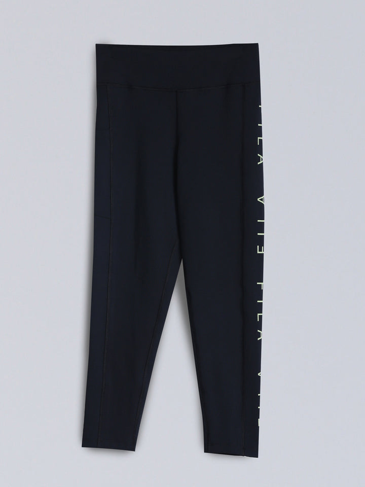 Fila Women Black Leggings Fitted