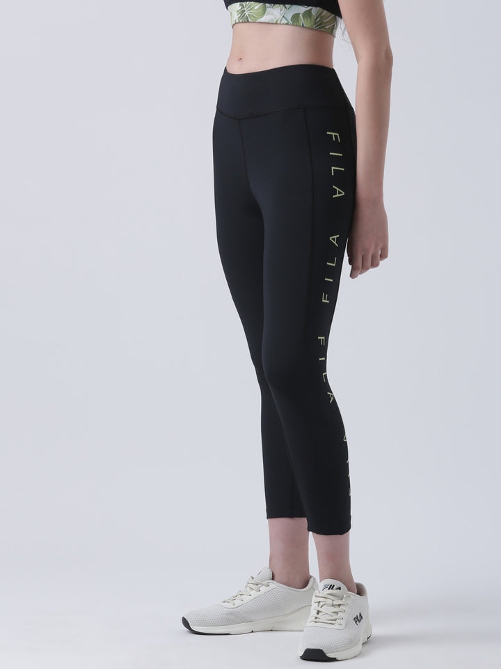 Fila Women Black Leggings Fitted