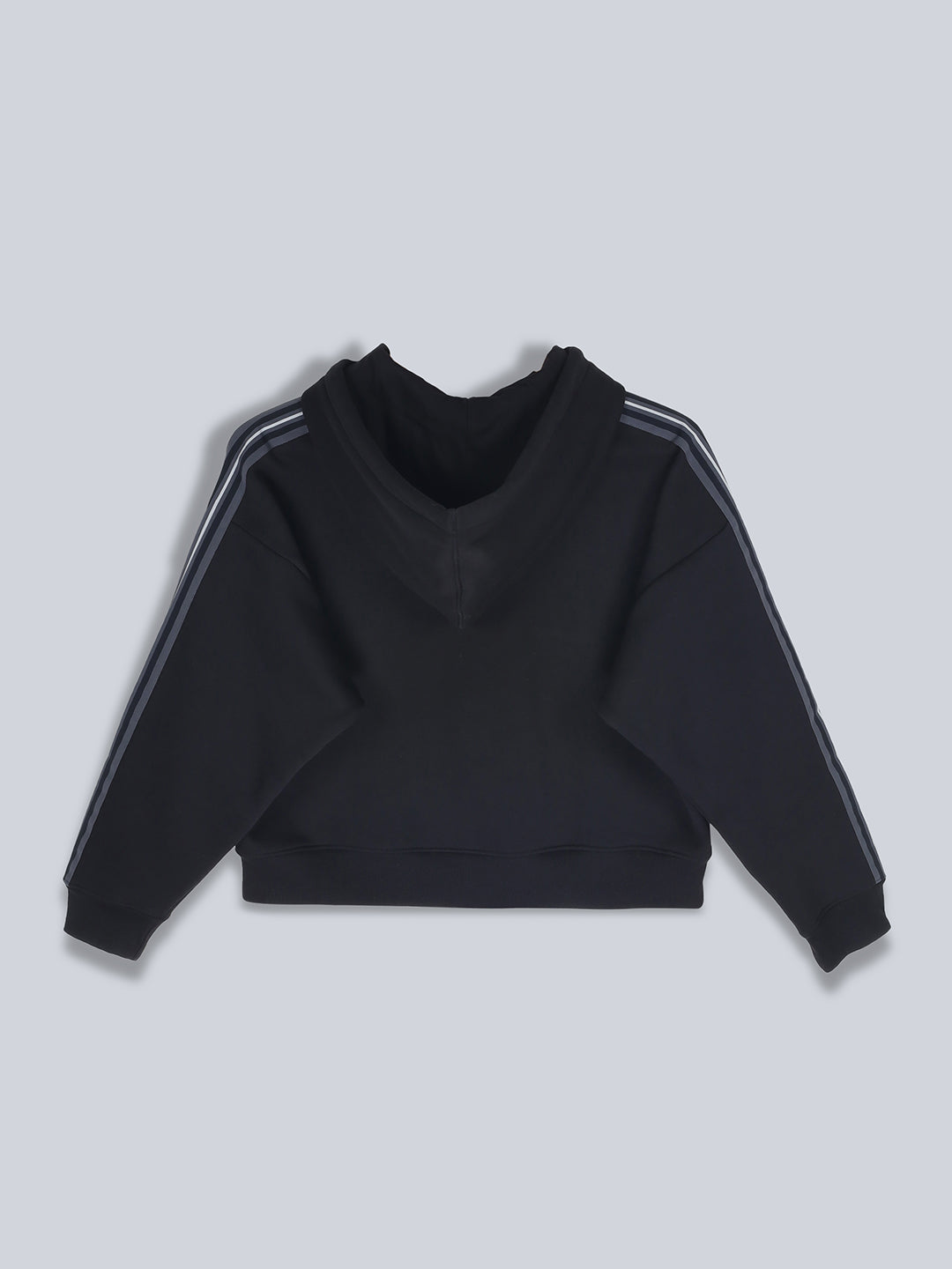 Fila Women Black Jacket Boxy Loose Fit