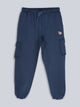 Fila Unisex Navy Blue Trackpant & Jogger Loose Fit