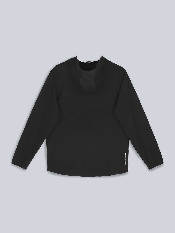 Fila Men Black Hoodie Regular Fit
