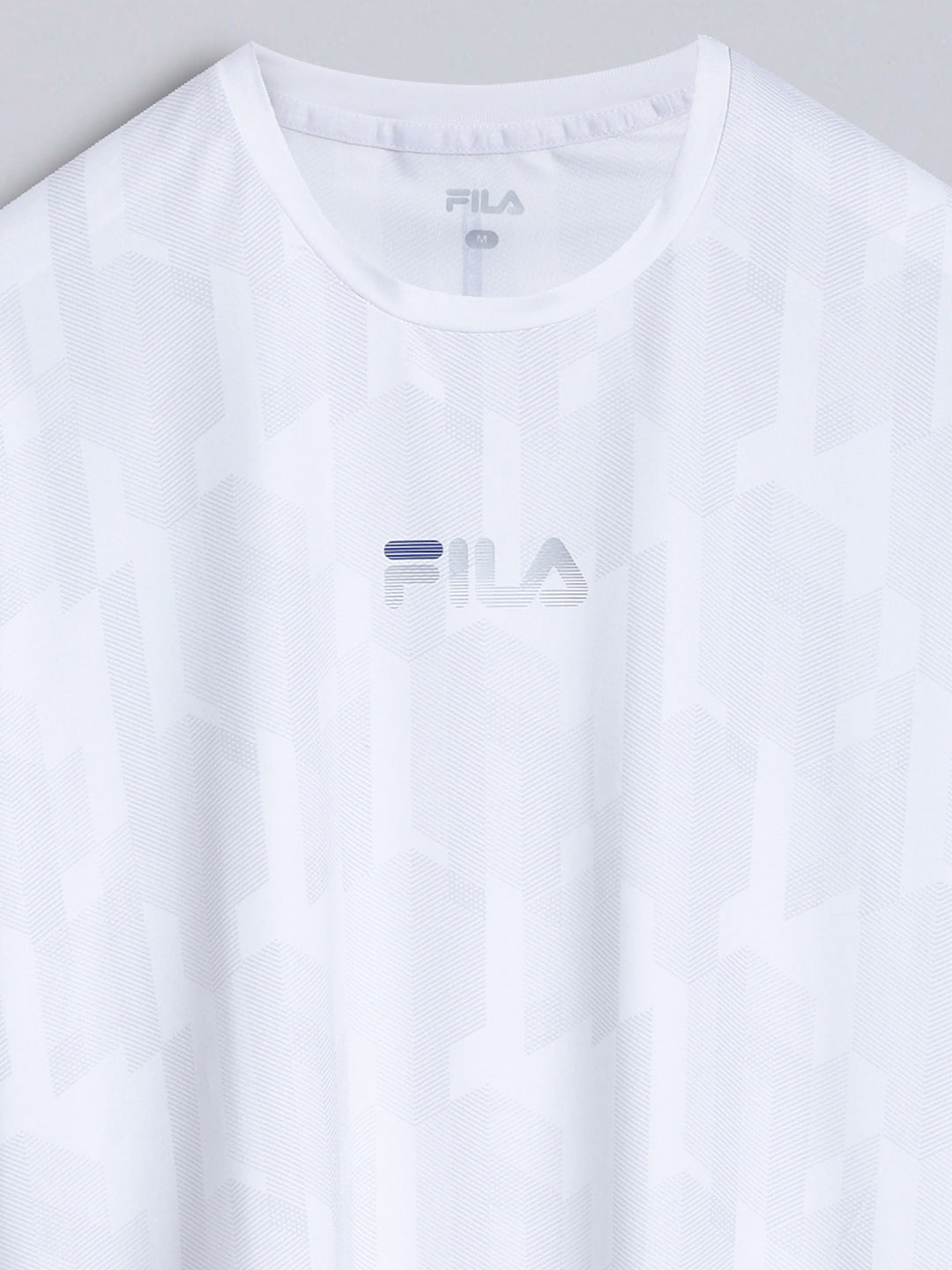 Fila Men White T-Shirt Regular Fit