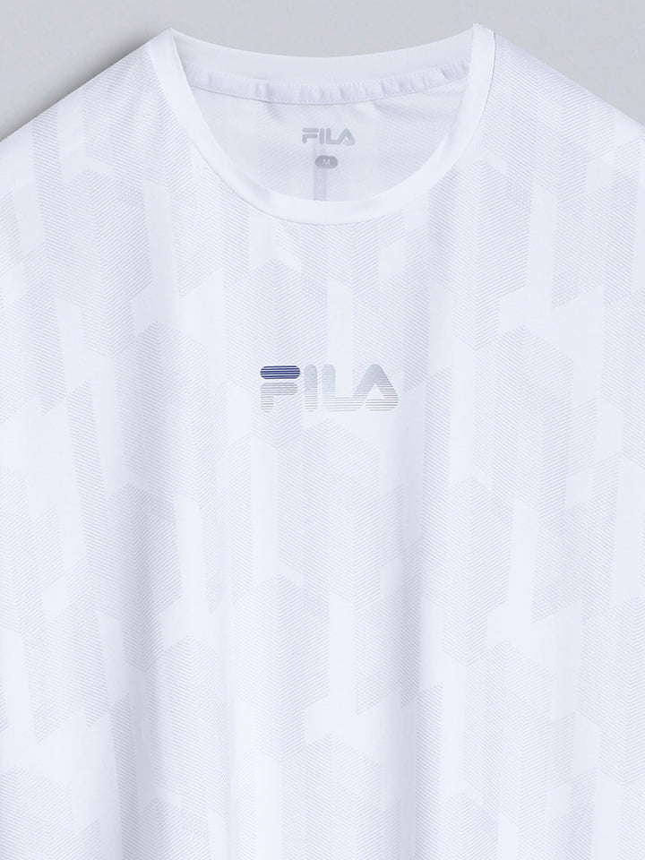 Fila Men White T-Shirt Regular Fit