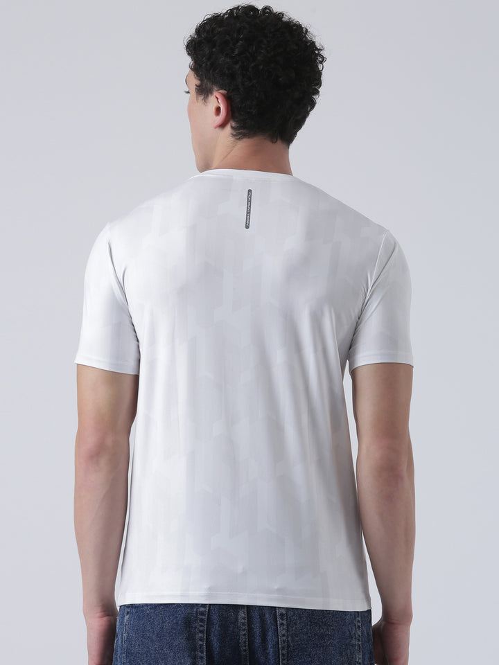 Fila Men White T-Shirt Regular Fit