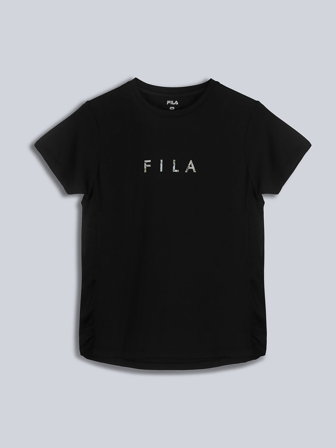 Fila Women Black Top & T-Shirt Comfort Fit