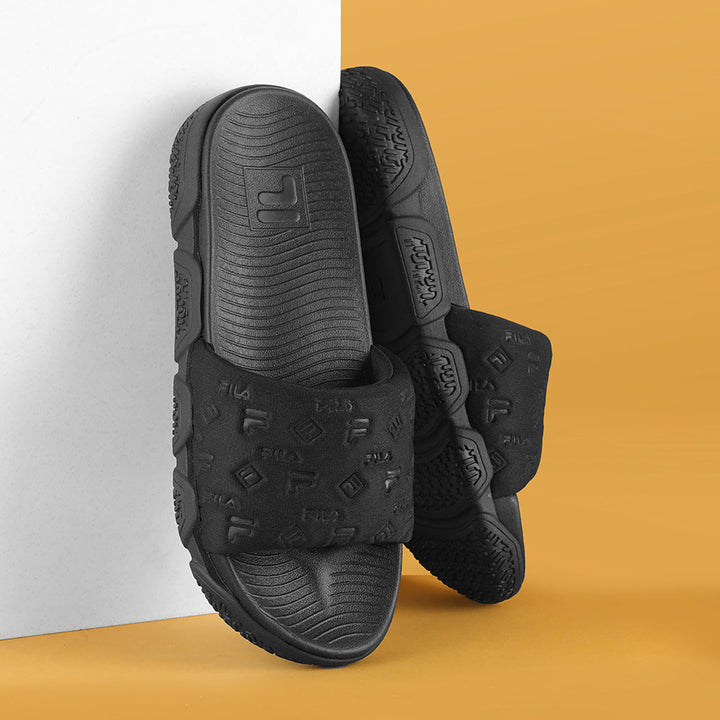 Fila Unisex Candor Black Sliders