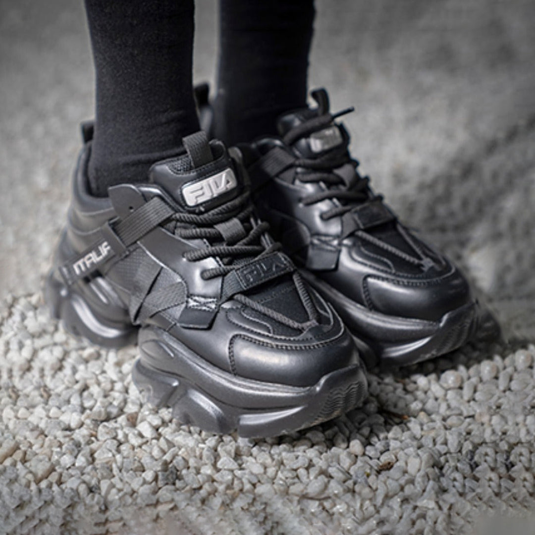 Fila Womens Envi Halli Black Sneakers