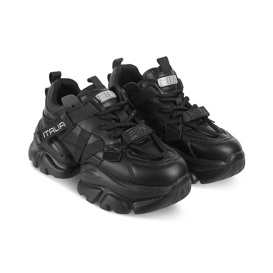 Fila Womens Envi Halli Black Sneakers