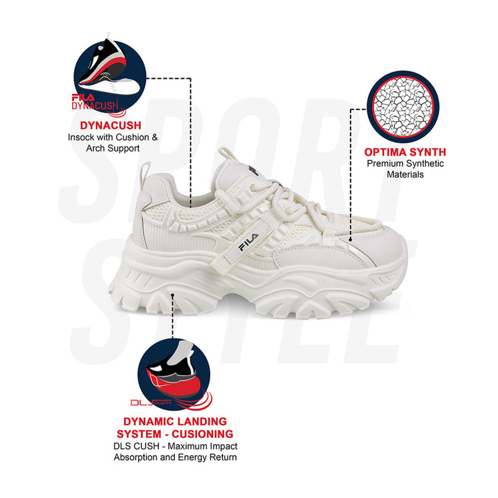 Fila Womens Envi Victori beige Sneakers