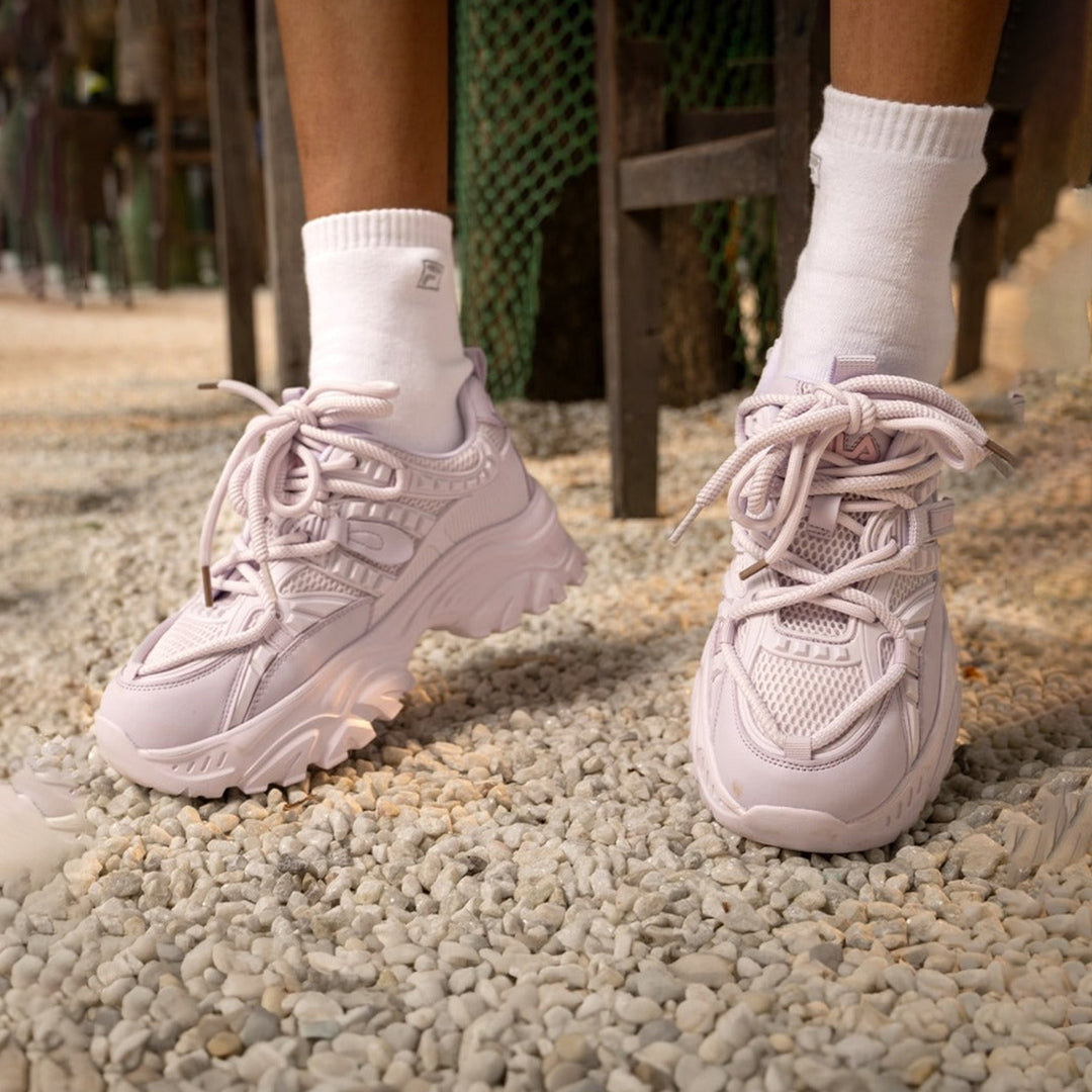Fila Womens Envi Victori Lavender Sneakers