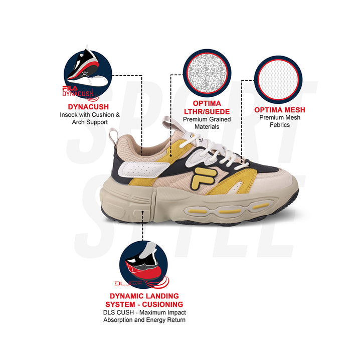 Fila Unisex Ri-Tss Ballad Beige Sneakers