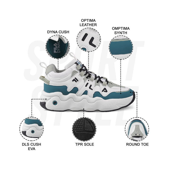 Fila Unisex Ri-Tss High III Off White Sneakers