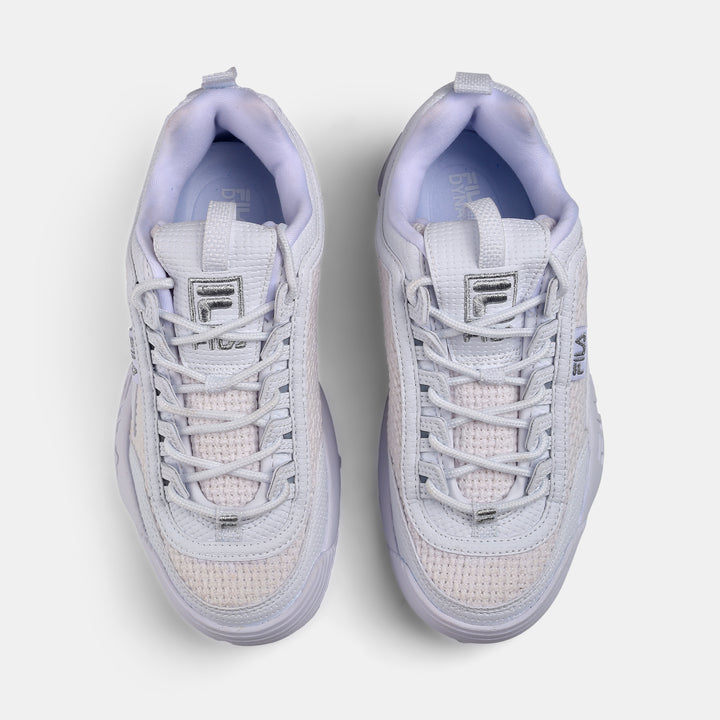 Fila Women White Disruptor 2 Woven Shoes