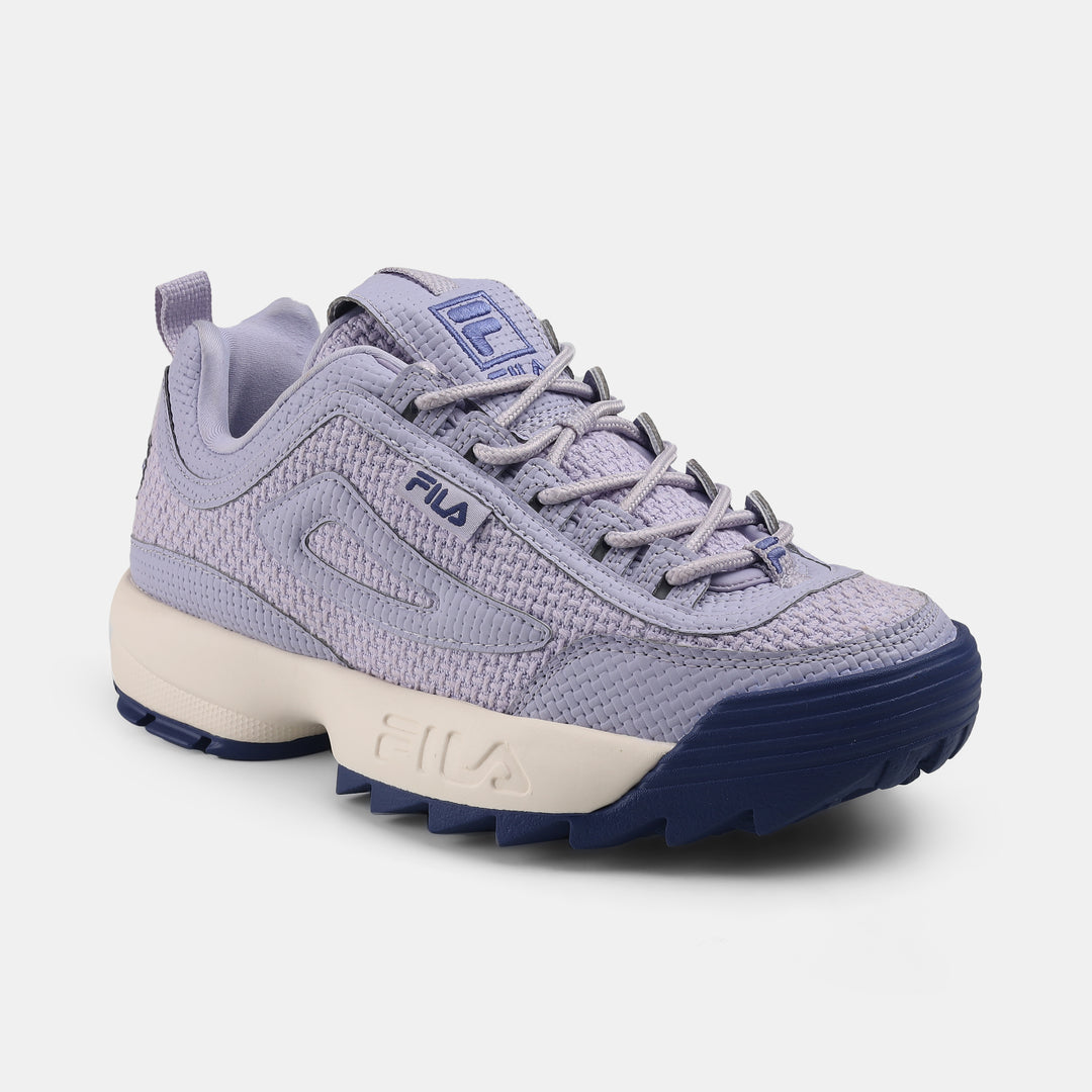Fila Women Light Purple Disruptor 2 Woven Shoes