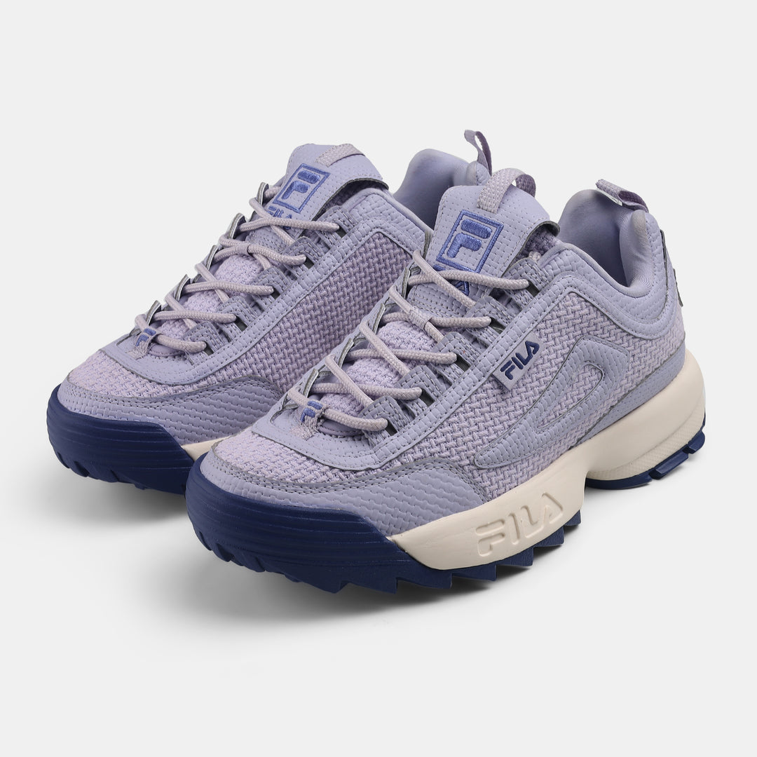 Fila Women Light Purple Disruptor 2 Woven Shoes