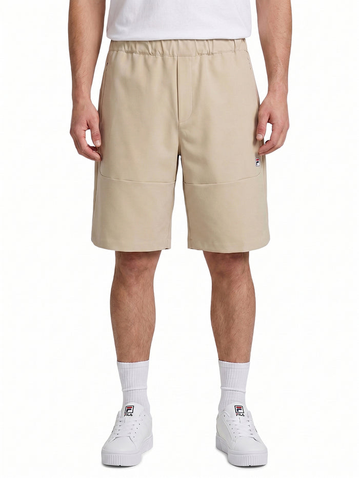 Fila Men Beige West Woven Shorts