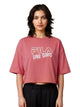 Fila Women Mauv Gabbie Knitted Tee