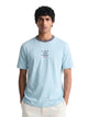 Fila Men Sky Blue Enzo Knitted Tee Shirt