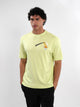 Fila Mens Shadow Lime Chops T-Shirts