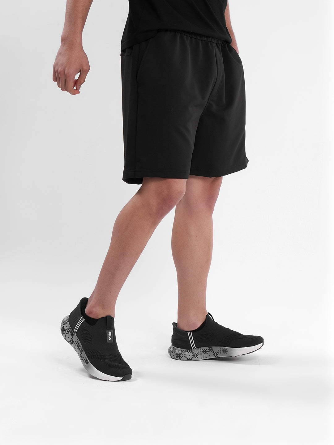 Fila Mens Black Carter Shorts