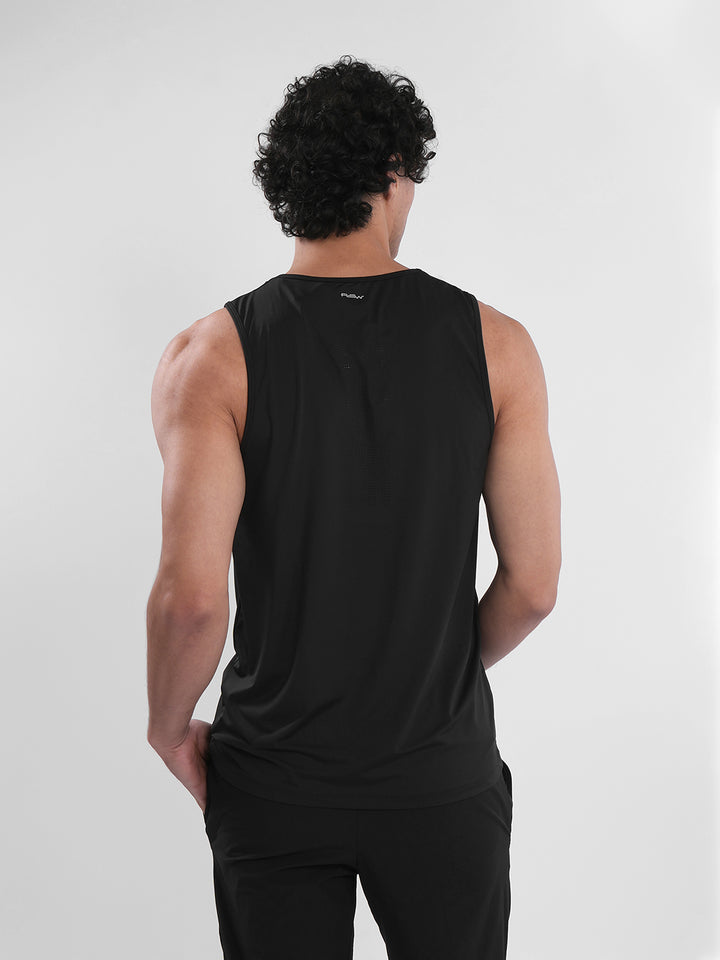 Fila Mens Black Bolt Sleeve Less