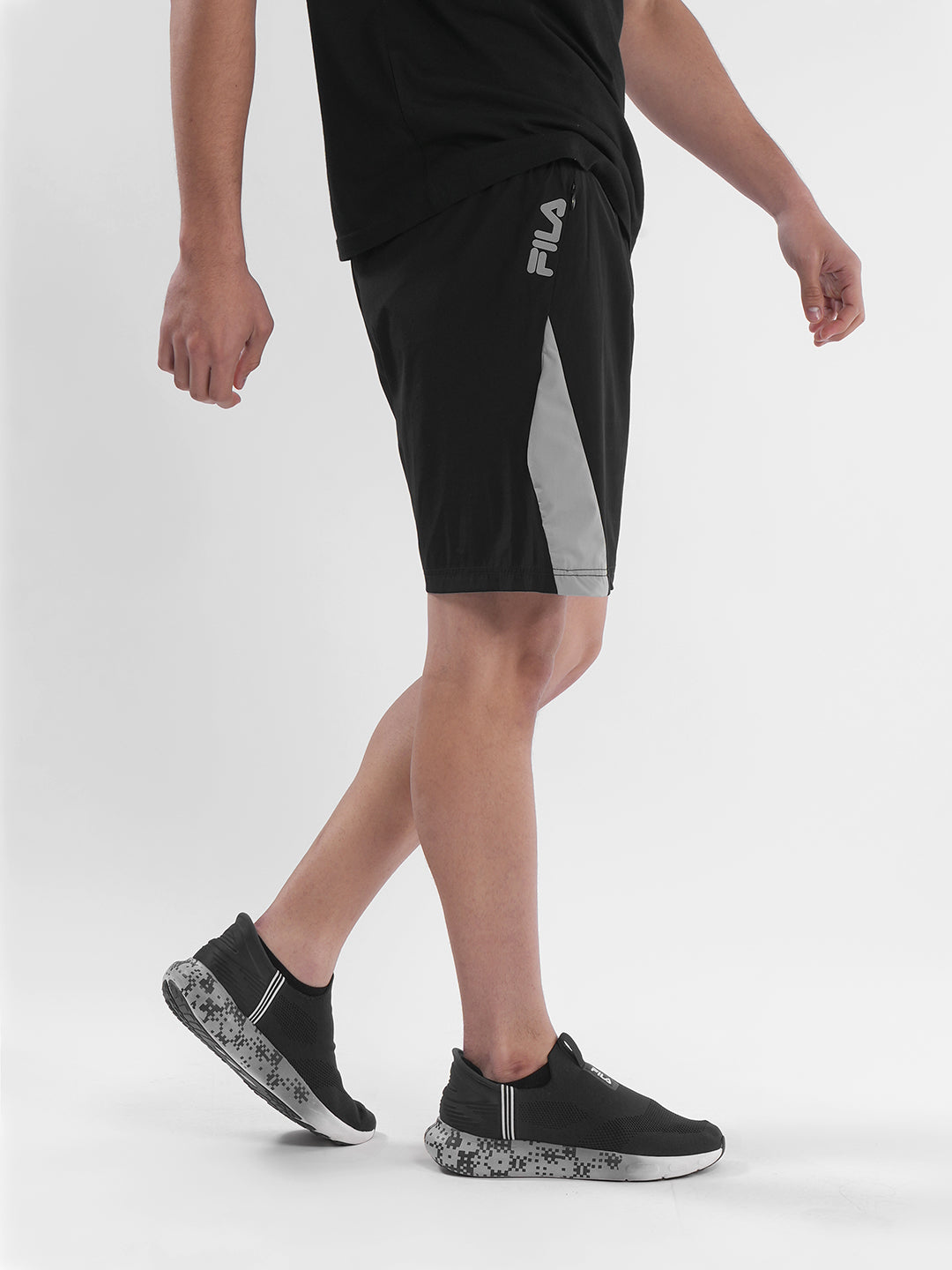 Fila Men Black Dillar Shorts