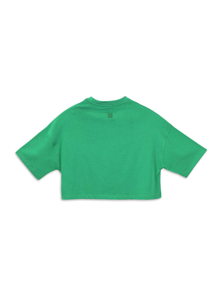 Fila Women Green Seles Crop Top