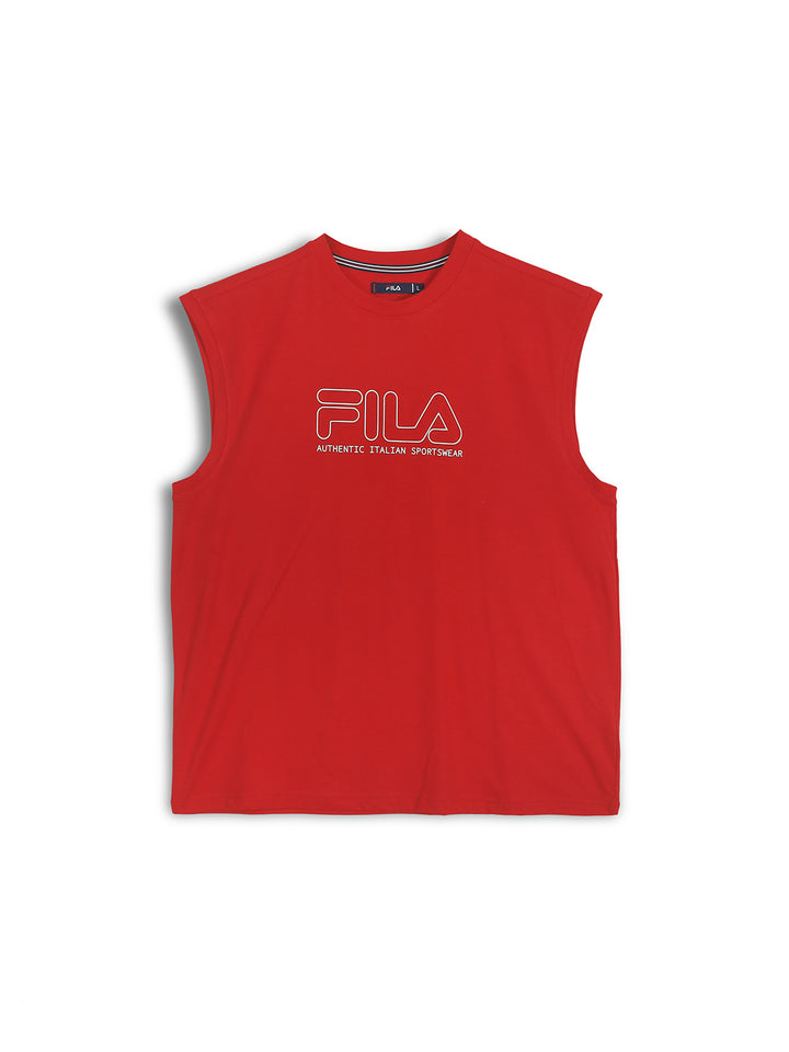 Fila Mens Red Andres Sleeve Less Tank