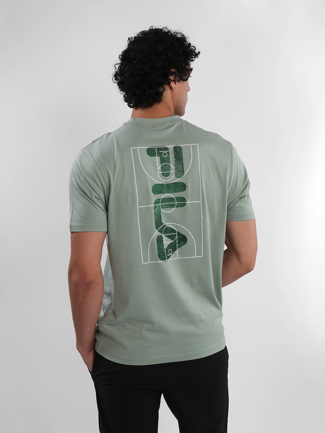 Fila Mens Iceberg Green Arthur T-Shirts