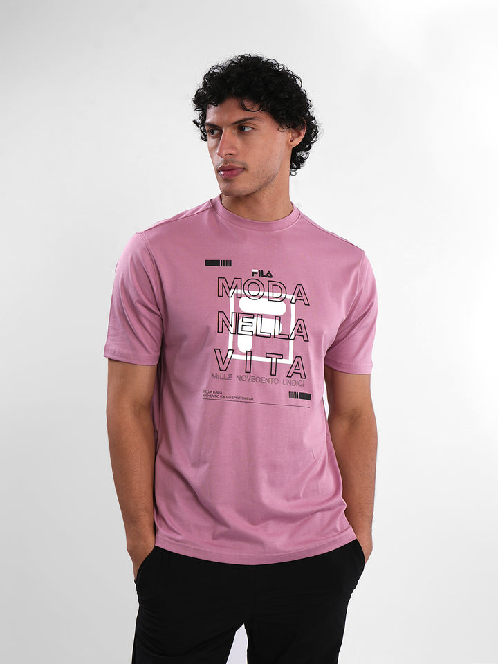 Fila Mens Lilas Moda T-Shirts