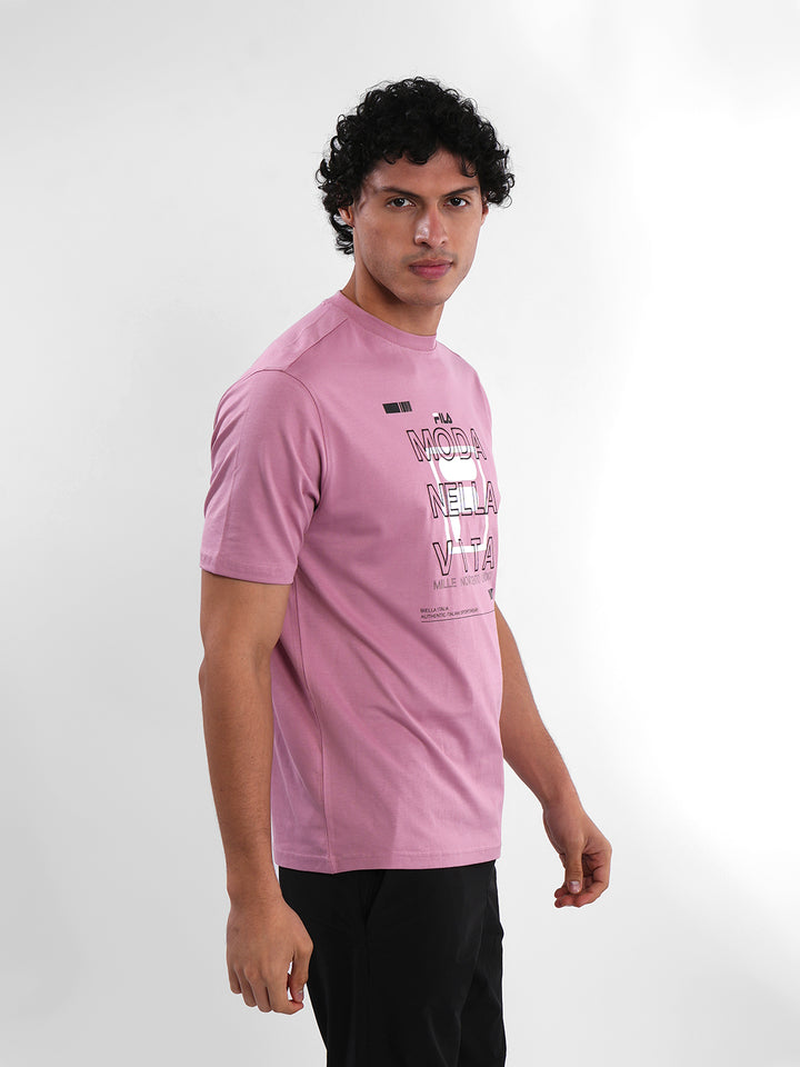 Fila Mens Lilas Moda T-Shirts
