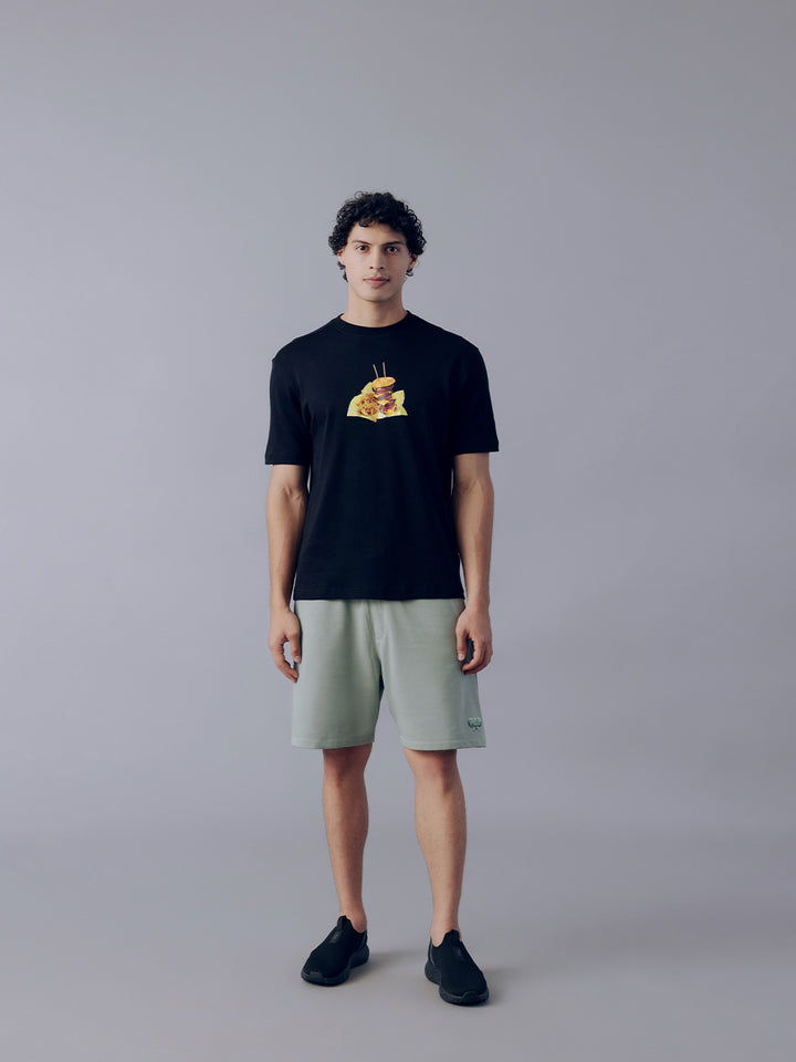 Fila Men Black Burg T-Shirt