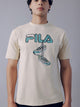 Fila Men Beige High T-Shirt