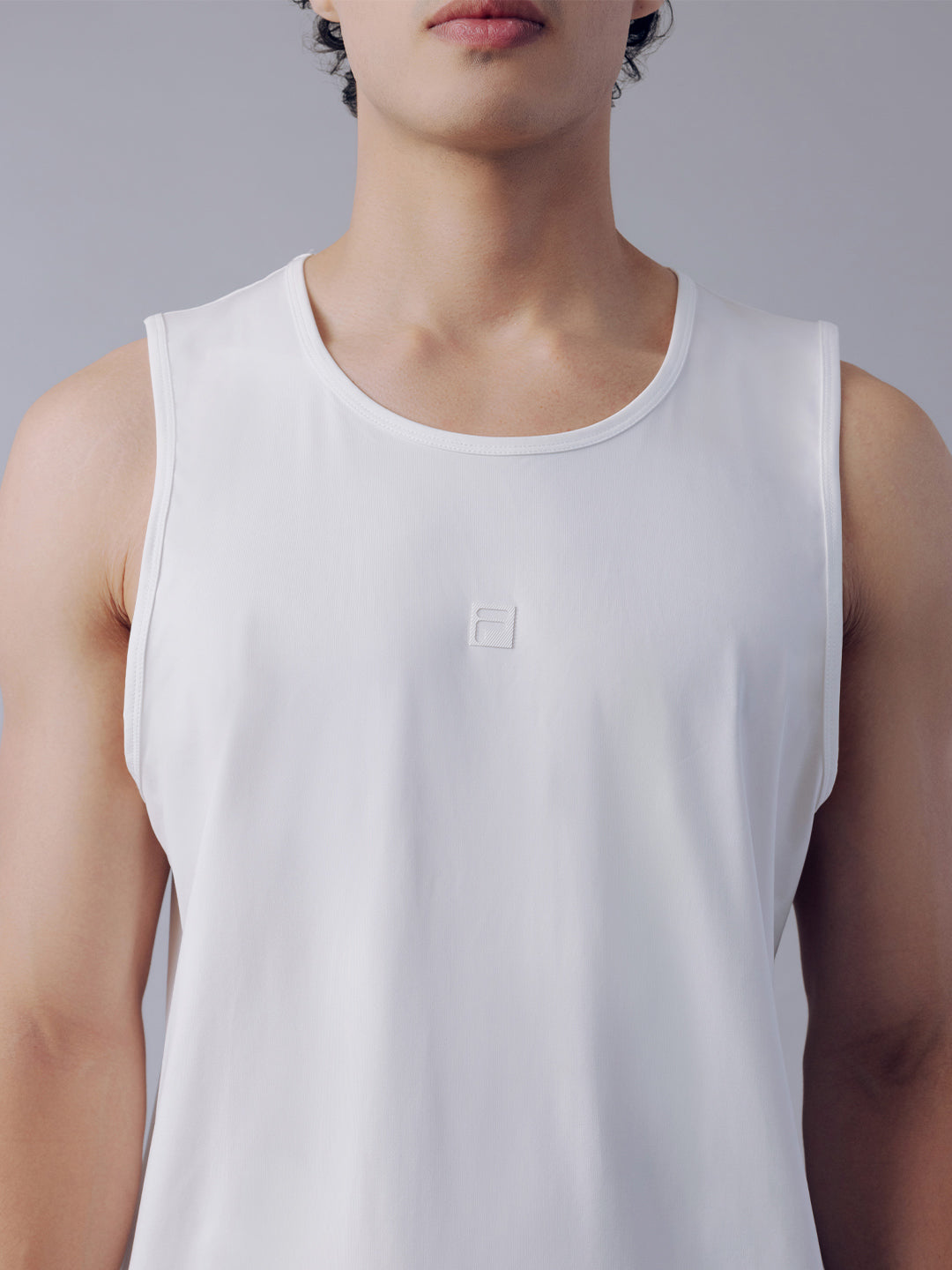 Fila Men White Bolt Sleeveless