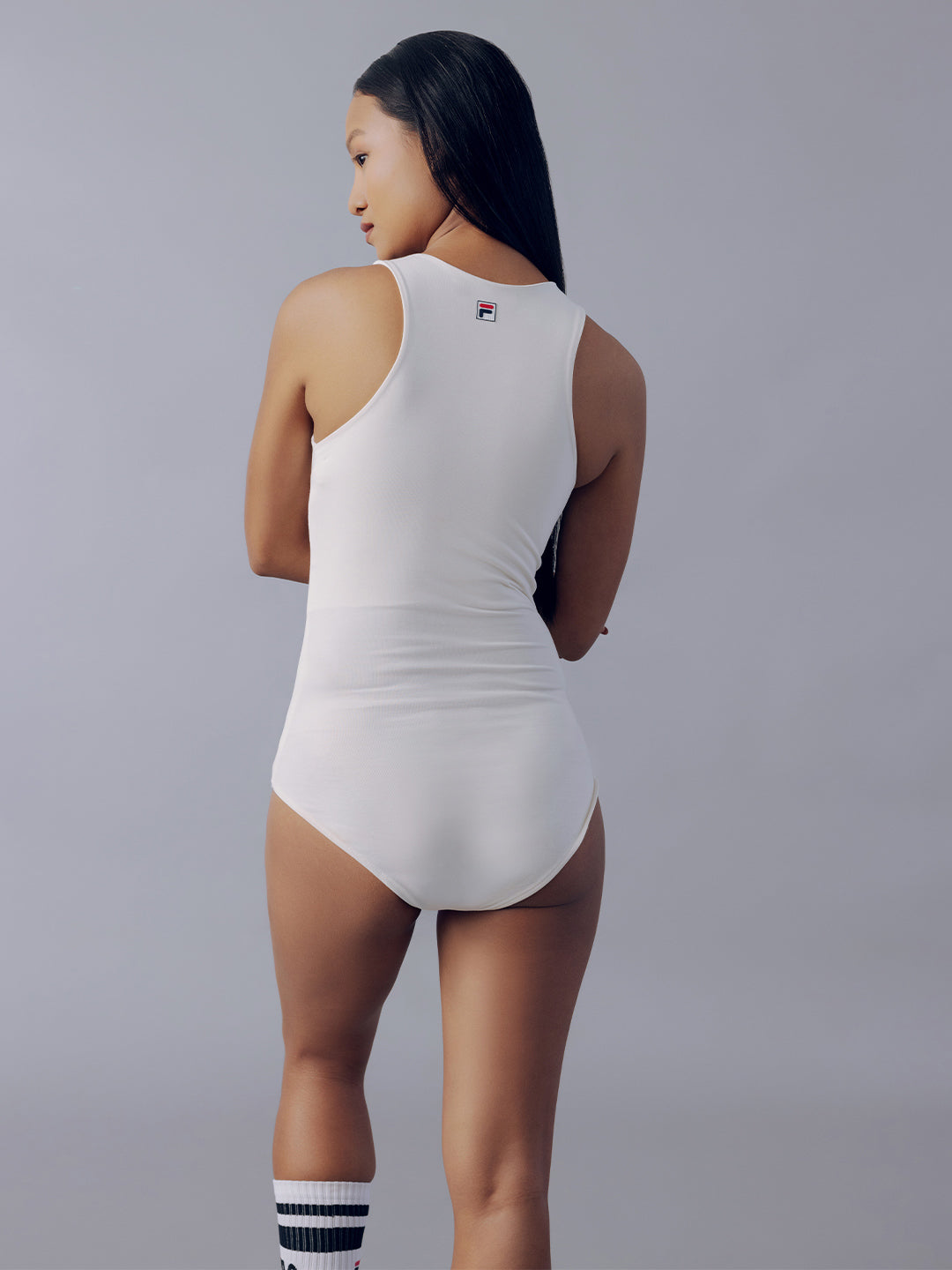 Fila Women Off White Eva Body Suit