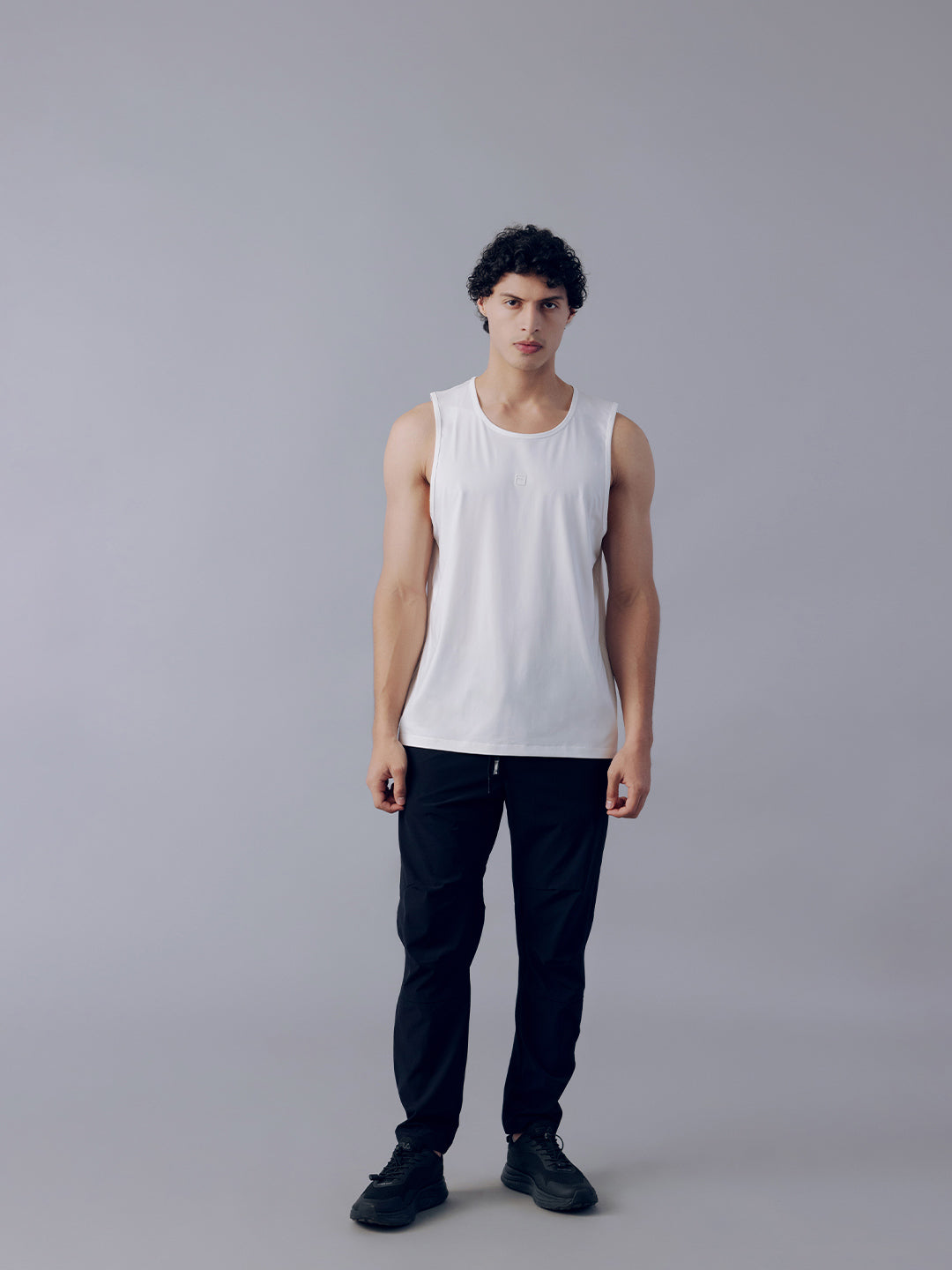 Fila Men White Bolt Sleeveless