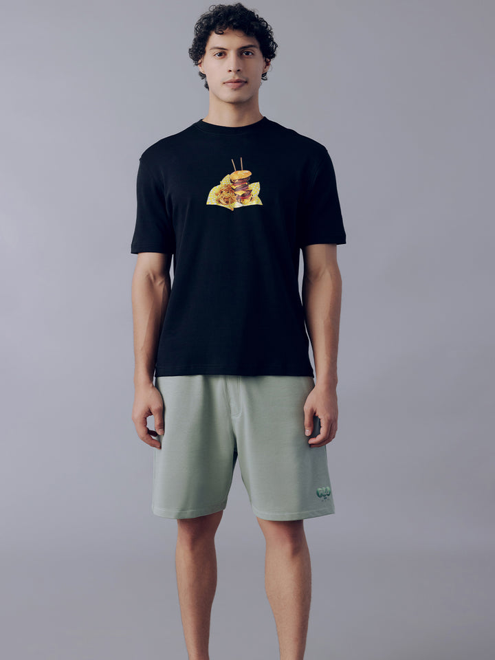 Fila Men Black Burg T-Shirt