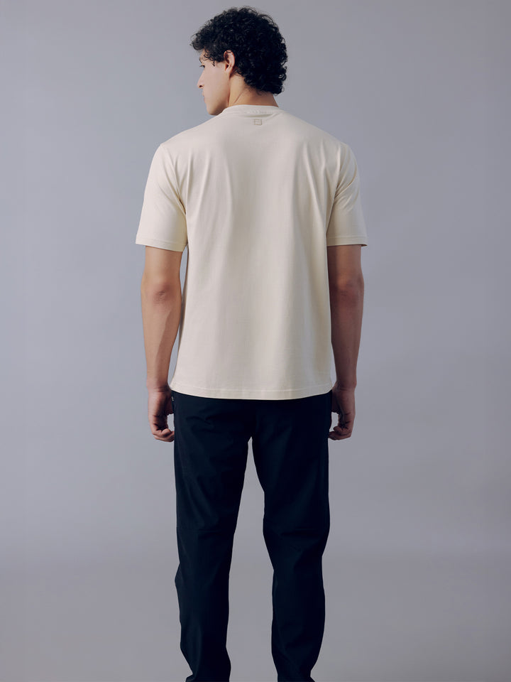Fila Men Beige High T-Shirt