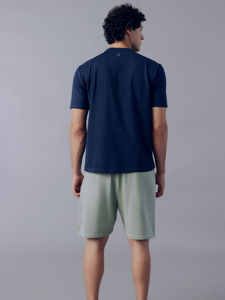 Fila Men Navy Moda T-Shirt