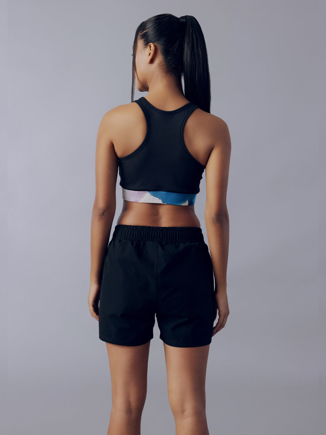 Fila Women Black Lana Solid Sports Bra