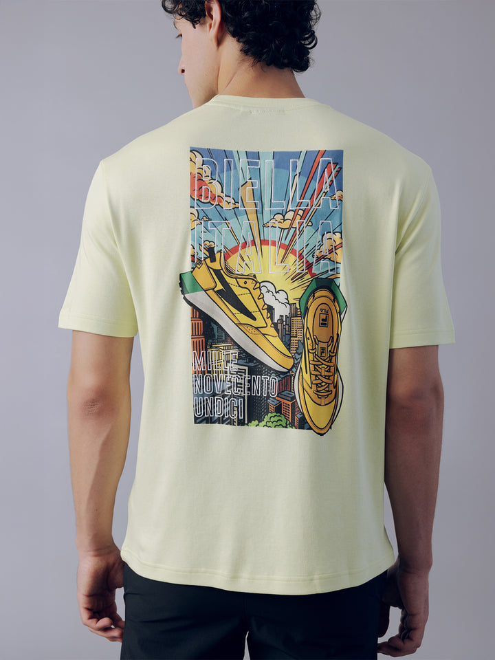 Fila Men Lime Green Sunri T-Shirt