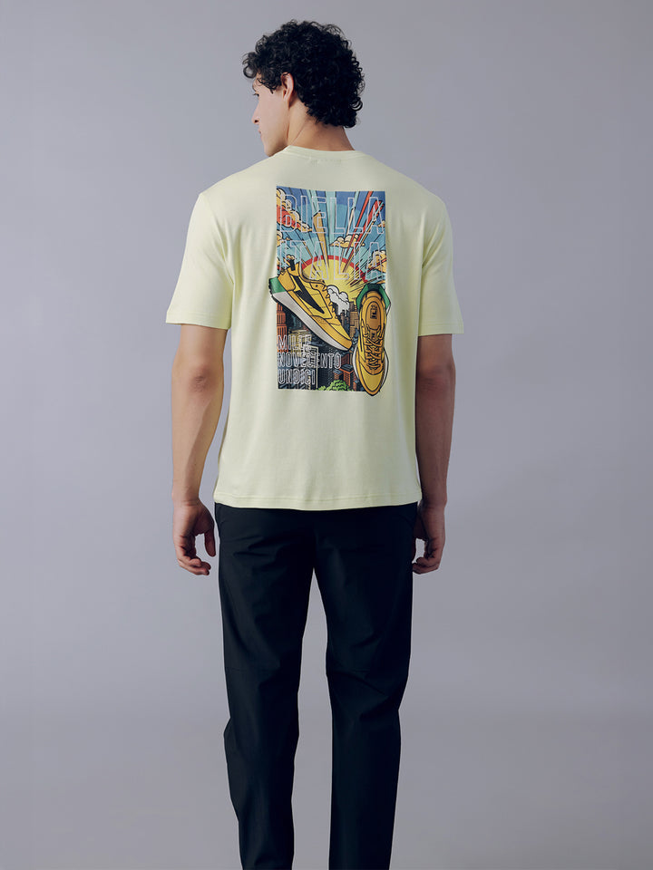 Fila Men Lime Green Sunri T-Shirt