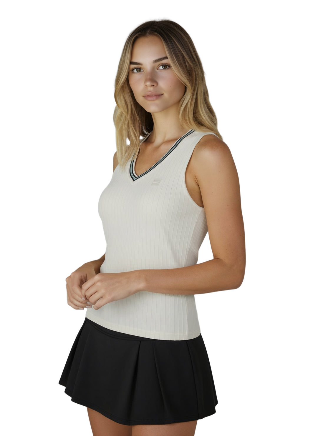Fila Women Off White Graf Tank Top