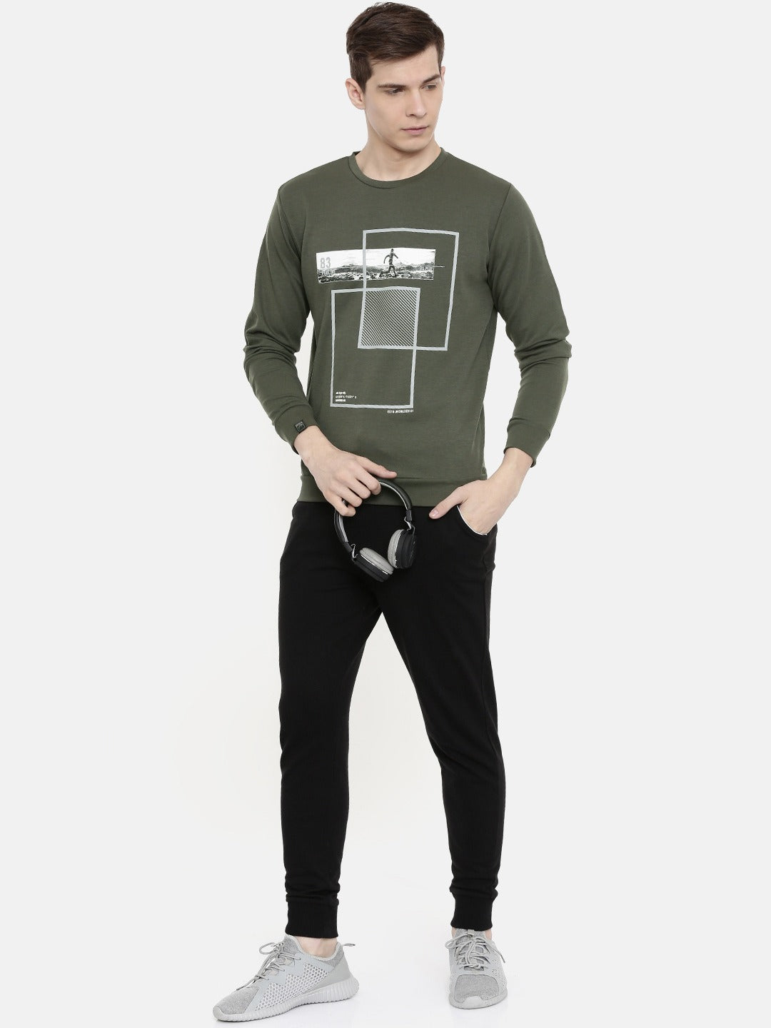 Men's Graphic Gym Sweatshirts