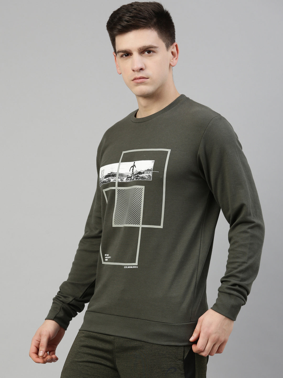 Men's Printed Gym Sweatshirts