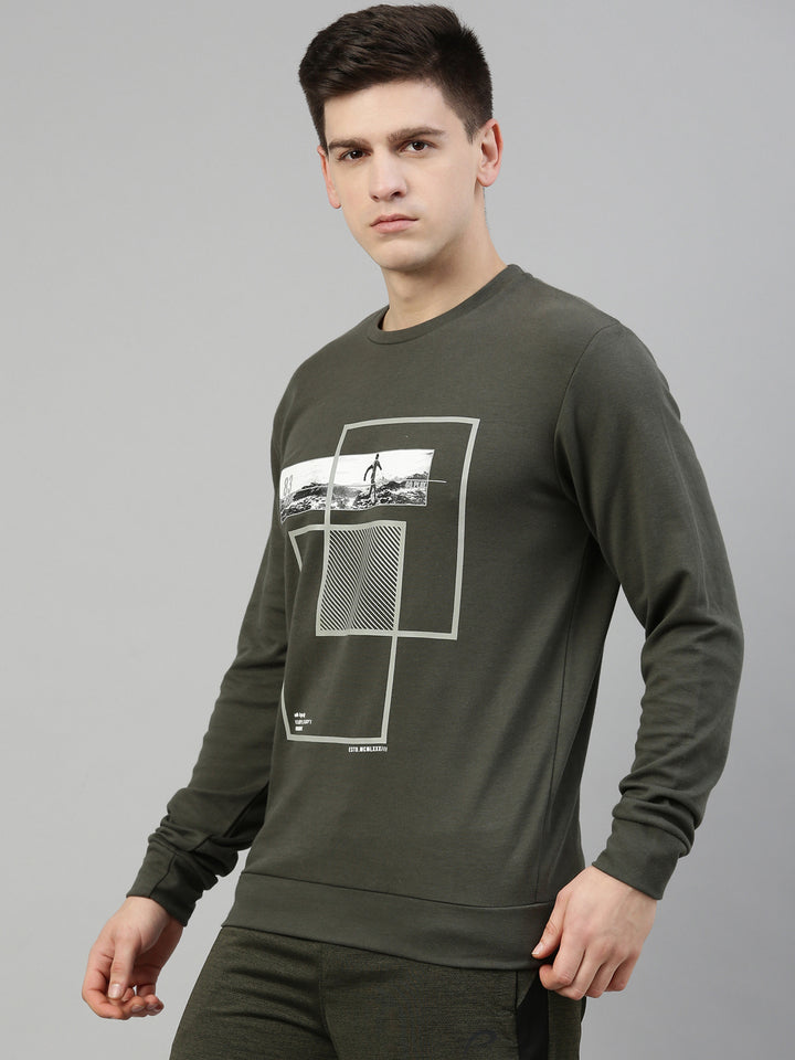 Men's Printed Gym Sweatshirts