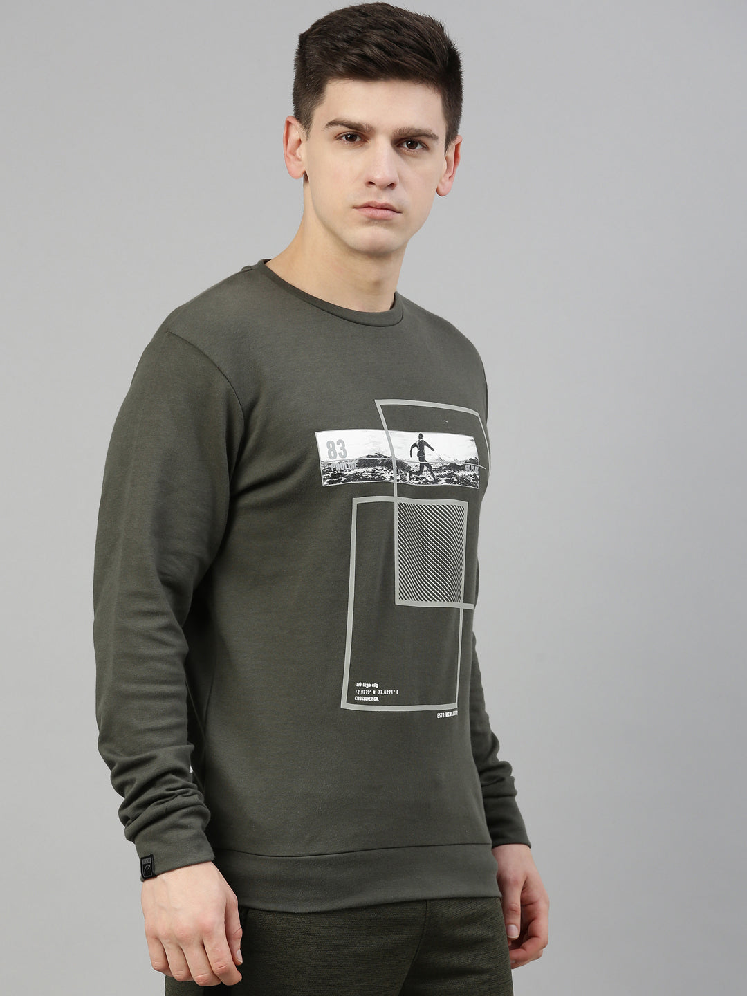 Men's Printed Gym Sweatshirts